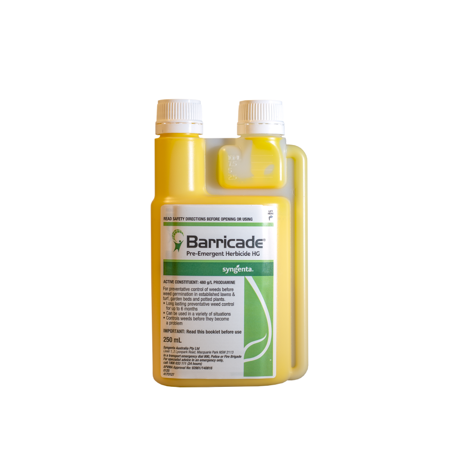 pre emergent herbicide for bahiagrass Barricade Pre-Emergent Herbicide 250ml – Jimboomba Turf Group