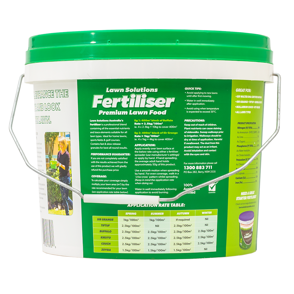 Lawn Solutions Premium Fertiliser 10kg