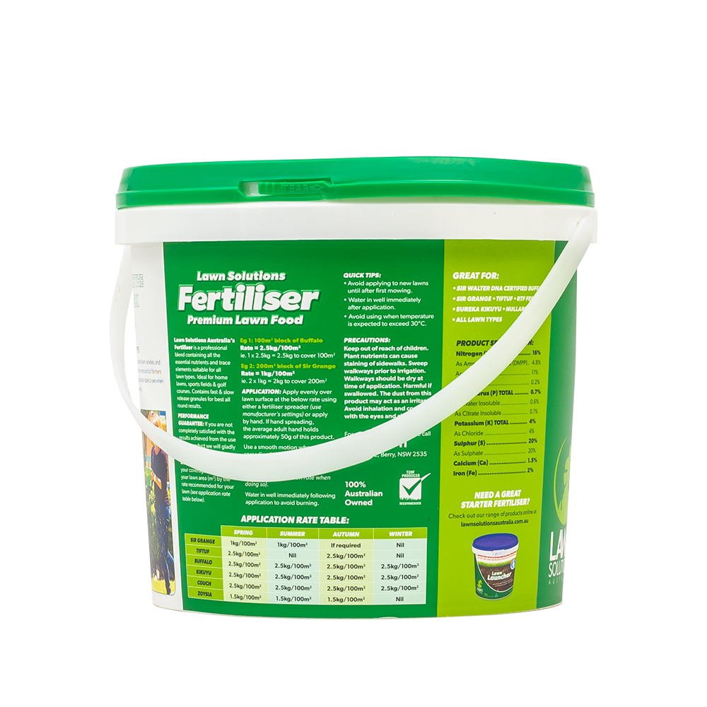 Lawn Solutions Premium Fertiliser 4kg